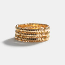 18K Yellow Gold Single Rolling Bracelet