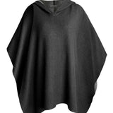 Hooded Reversible Poncho
