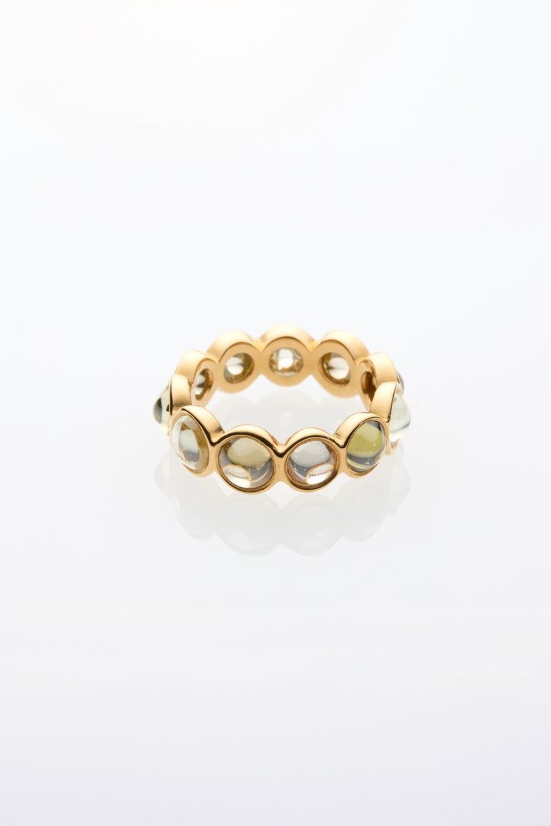 Diamond Cabachon Eternity Ring