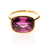 22K Yellow Gold Pink Tourmaline Ring