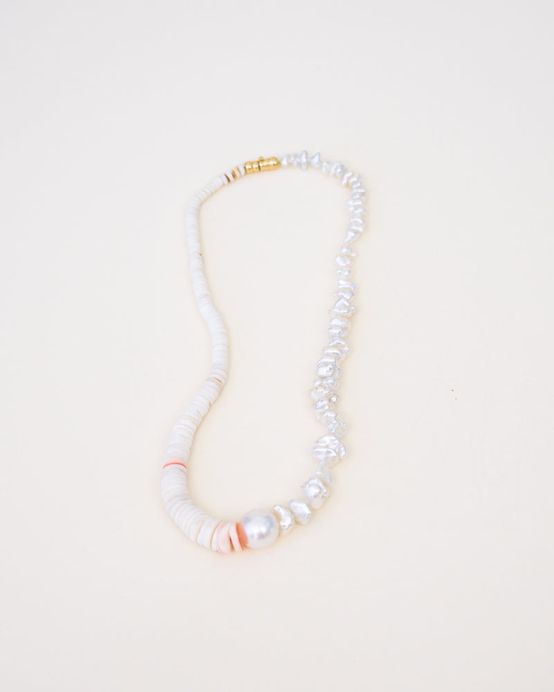 70's Vintage Hawaiian Puka & Australian Keshi and Round Pearls