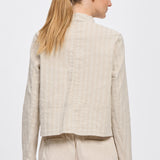 Transit V-Neck 3 Button Down Jacket