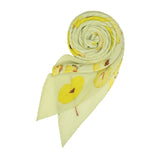 Issey Miyake Pressed Flora Pleats Stole in Yellow