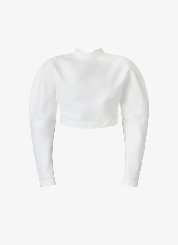 Alaia Blanc Cropped Top