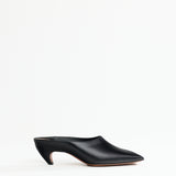 Alaia Leather Low Mule 55