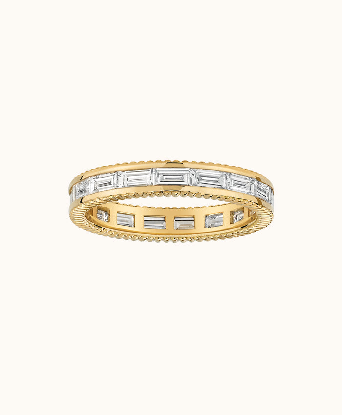 18K Yellow Gold Diamond Eclat Band