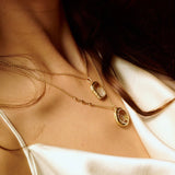 Moritz Glik Antique Cushion Necklace