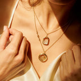 Moritz Glik Antique Cushion Necklace