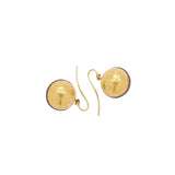 Arman Sarkisyan 18K Gold Engraved Ball Earrings