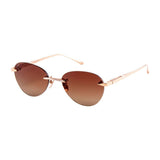 Adelaide 18K Rose Gold Sunglasses