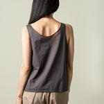 2 Ply Front Woven Tank