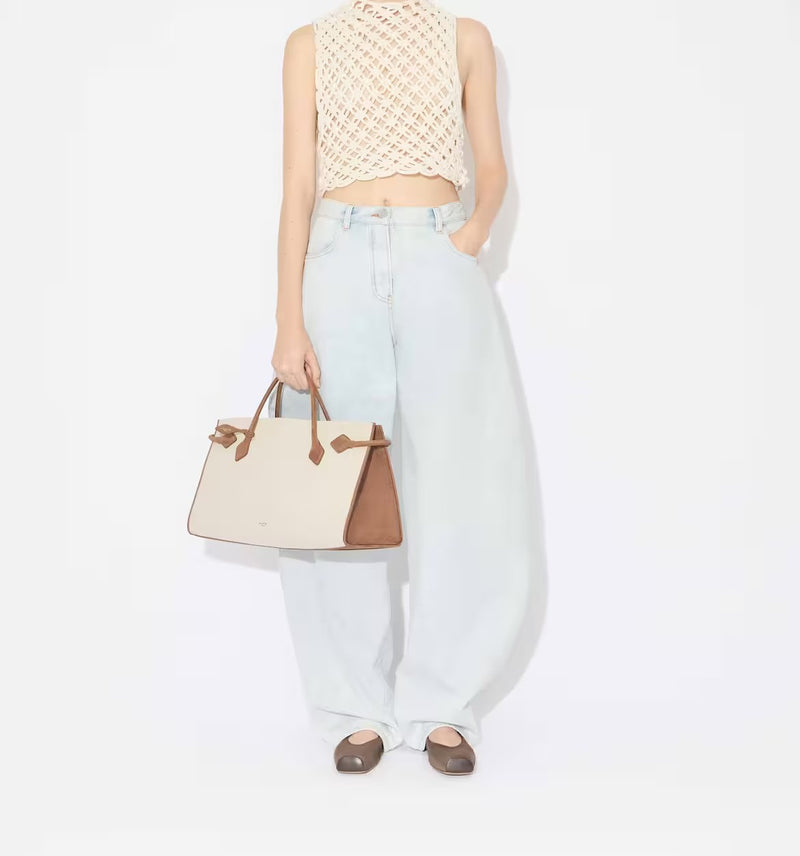 Hand Knotted Top -  Blanc Naturel