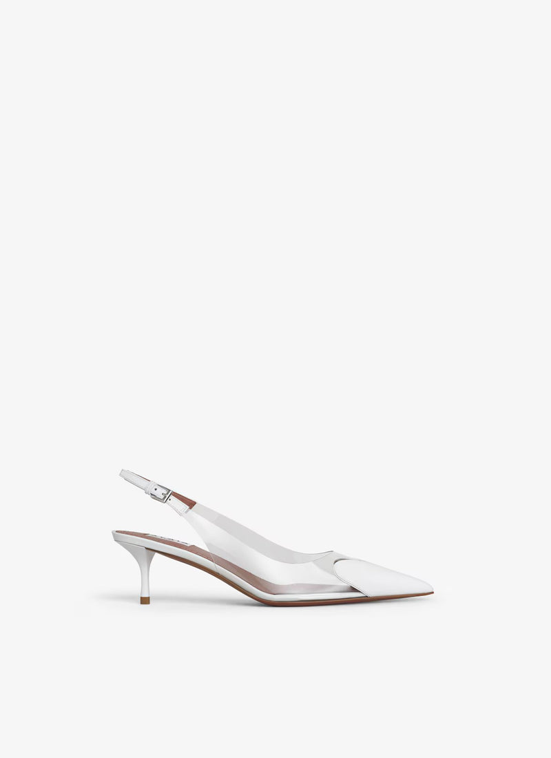 Slingbacks 55 - Blanc Optique