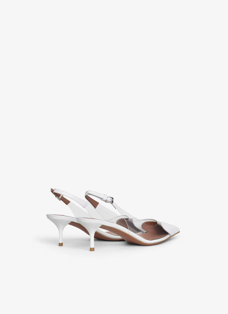 Slingbacks 55 - Blanc Optique