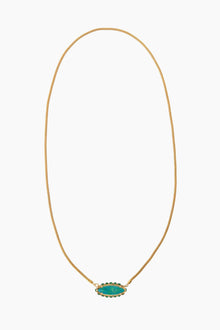18K Yellow Gold & Opal Blue Lagoon Necklace