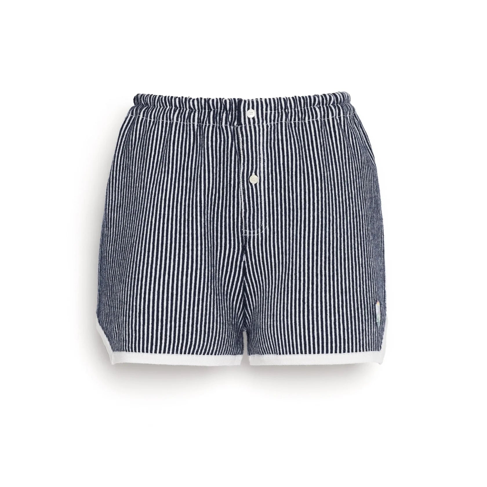 Barrie Cashmere and Cotton Striped Shorts