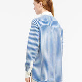 Cashmere and cotton striped shirt