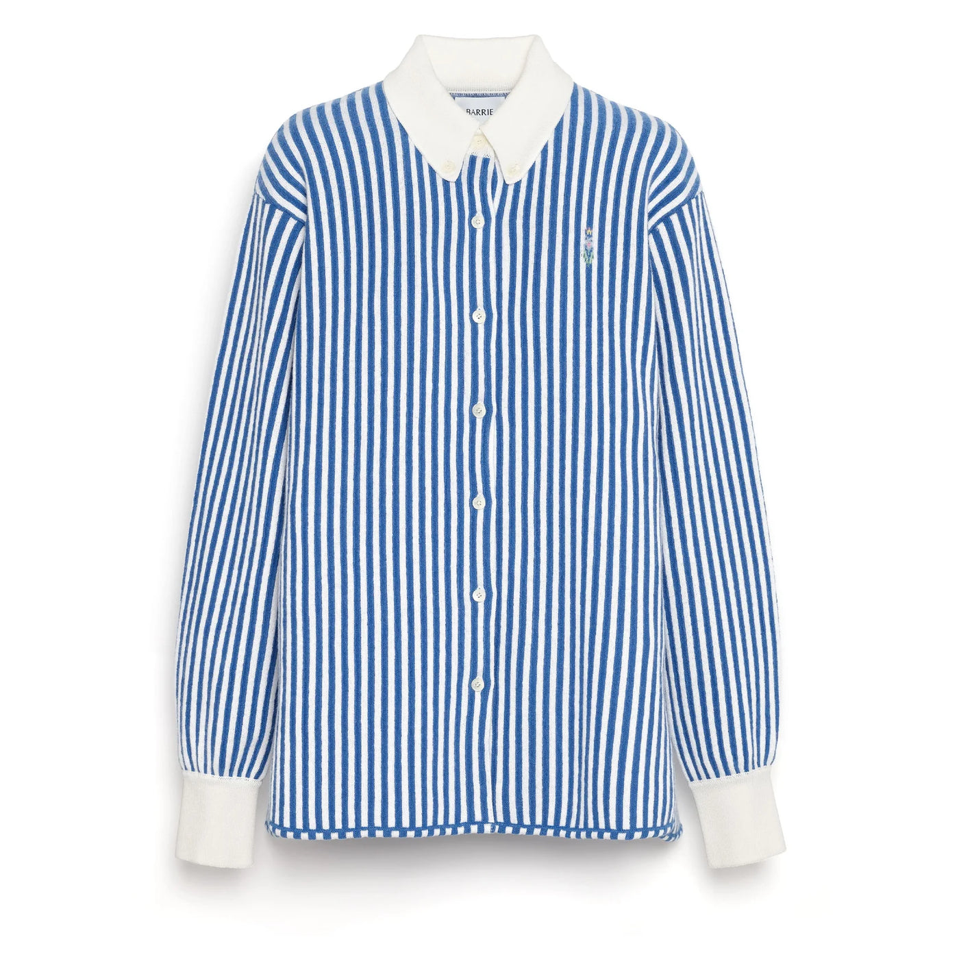 Cashmere and cotton striped shirt