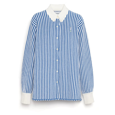 Cashmere and cotton striped shirt