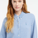 Cashmere and cotton gingham shirt