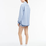 Cashmere and cotton gingham shirt