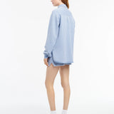 Cashmere and cotton gingham shorts