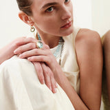 Ileana Makri Cabochon Aquamarine & Brown Diamond Ring