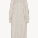 The Row White Grey Chihiro Dress