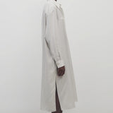 The Row White Grey Chihiro Dress