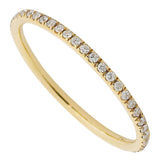Ileana Makri 18k Yellow Gold Diamond Thread Band