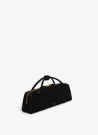 Le Teckel Clutch in Suede - Noir