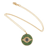 Ileana Makri Dawn Pendant Verdant Eye