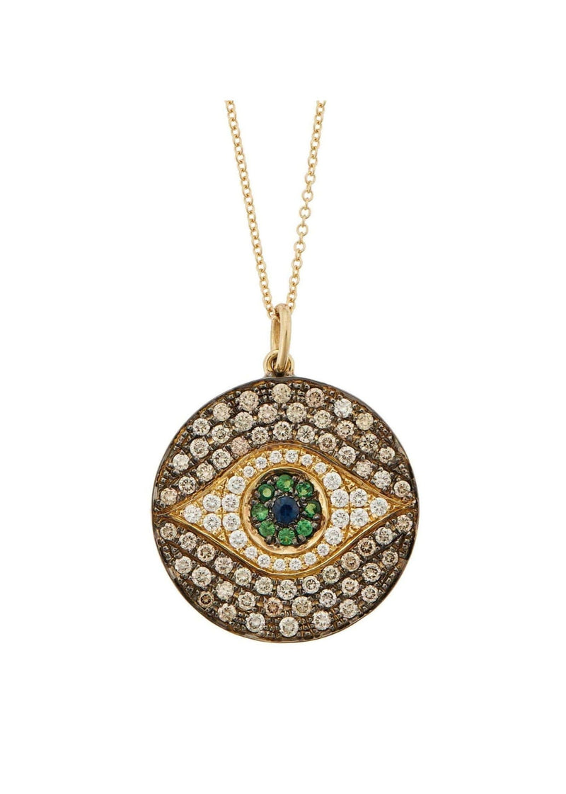 18K Yellow Gold Champagne Diamond Dawn Pendant