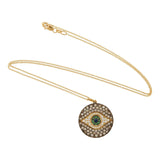 Ileana Makri 18K Yellow Gold Champagne Diamond Dawn Pendant