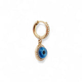 Ileana Makri Deep Blue Eye Earrings XS