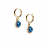Ileana Makri Deep Blue Eye Earrings XS