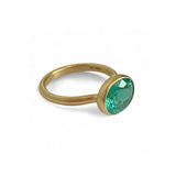 Marie-Hélène De Taillac 22K Yellow Gold Emerald Princess Ring