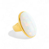 Darlene de Sedle 22K Gold Long Opal Ring