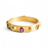 Marie-Hélène De Taillac 20K Yellow Gold Tourmaline Bangle