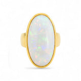 Darlene de Sedle 22K Gold Long Opal Ring