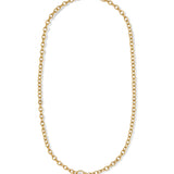 Ileana Makri 18k Gold Chain with Diamond Lock (50cm)