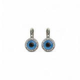 Ileana Makri Diamond Evil Eye Clip Earrings