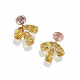Irene Neuwirth 18K Yellow Gold Earrings with Morganite and Beryl