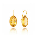 Darlene de Sedle 22K Yellow Gold Faceted Citrine Drops