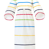 Rosie Assoulin White Ribbon Caftan Dress