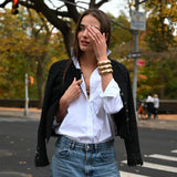 Sidney Garber 18K YG Domed Cuff