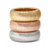 Sidney Garber 18K WG Domed Cuff