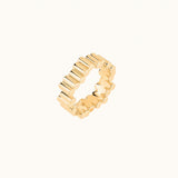 Viltier 18K Yellow Gold Medium Edge Ring