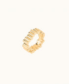 18K Yellow Gold Medium Edge Ring