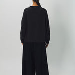 Dusan Silk Crepon Gaucho Pant XS / Black